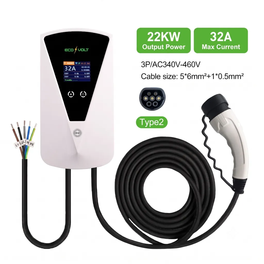 Premium Wall Charger AC AC EV wall charger